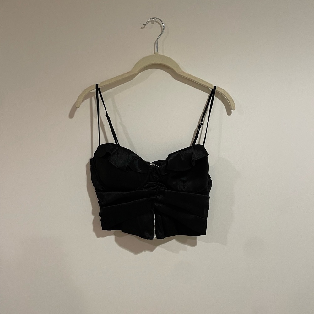 Oh Polly Black Corset Top